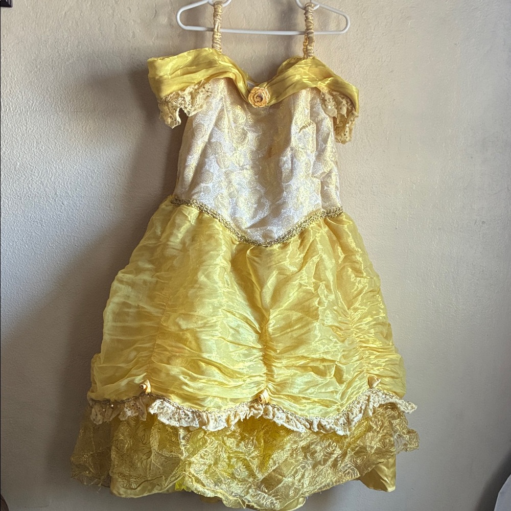Disney Yellow Princess Belle Costume Dress